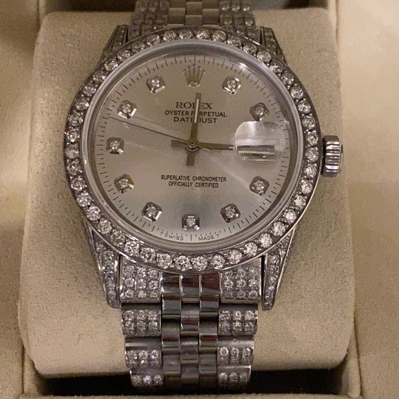 Rolex Diamond Justdate 36mm 8.75ct - Picture 8 of 8